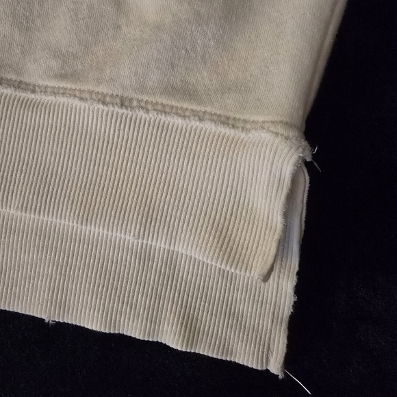 Aerie Oversized Crewneck Sweatshirt Size M Colour White 100% Cotton - Picture 6 of 15